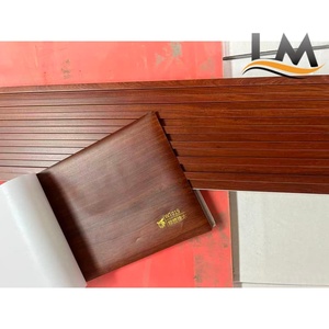 Panneau mural en composite bois-plastique WPC, panneau décoratif <span class=keywords><strong>intérieur</strong></span>, revêtement mural imperméable - Product Image 1
