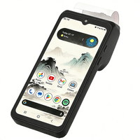 Terminal POS Inteligente Android 16 de 6.5 Pulgadas con NFC Sin Contacto, Impresión Térmica Rápida de 58 mm, 4G WiFi, Larga Duración de Batería para Servicio de Vendedor Móvil