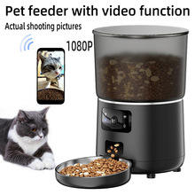 Alimentador automático 1080p HD vídeo Wifi <span class=keywords><strong>Pet</strong></span> com visão noturna sólido padrão tigelas para gatos e cães carga fonte de energia - Product Image 4