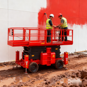 Elevador de tijera autopropulsado de 4-20m Plataforma DE TRABAJO Elevador de hombre eléctrico hidráulico - Product Image 3