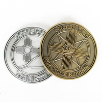 Pièce de monnaie souvenir personnalisée sans minimum de commande, pièce en laiton 3D, pièces de monnaie de défi personnalisées