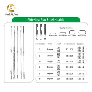 Flat Heald Stainless Steel Needle <strong>Loom</strong> Spare Parts Wire Heddle for Weaving <strong>Textile</strong> Machinery <strong>Looms</strong> - Product Image 5