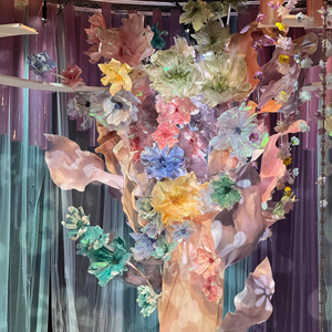 <span class=keywords><strong>Arbre</strong></span> de fleurs en organza exquis pour la décoration de lieu d'événement de <span class=keywords><strong>mariage</strong></span> - Product Image 1