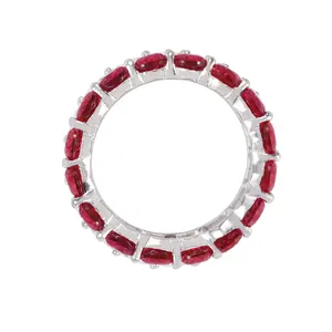 Offre Spéciale Bagues Géométriques Brillant Bague Pour femme-Cristal mode Personnalité Bijoux Zircon Blanc Malais Jade Rouge Anneaux