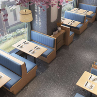 Meubles de cafétéria sur mesure de haute qualité OEM/ODM, banquette à dossier haut, canapé en cuir pour restaurant, sièges en banquette