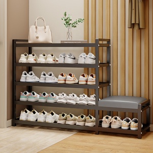 Scarpiera Multi-livello di alta qualità con panca che cambia le scarpe mobili per la casa e il magazzino - Product Image 3