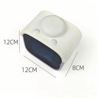 Réveil numérique en bois avec caméra cachée, sensible à la pression, vibrant, pour malentendants, avec LED et commande vocale IA LLM