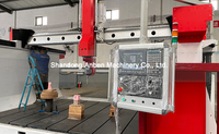 Fresadora CNC de 5 Ejes para Madera Maciza y Espuma 3D con Control Syntec, Software NC Studio y PLC para Moldes de Automóviles y Embarcaciones
