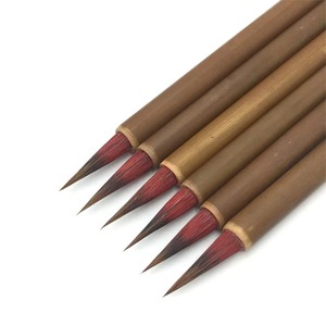 Peinture sur <span class=keywords><strong>bambou</strong></span>, poils <span class=keywords><strong>de</strong></span> loup purs, pinceau chinois, calligraphie cursive, <span class=keywords><strong>dessin</strong></span> <span class=keywords><strong>de</strong></span> jardin - Product Image 1