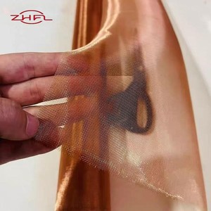 Malla de Alambre de Cobre Rojo Conductivo - Red de Protección Contra la Radiación Tipo Jaula de Faraday - Product Image 2