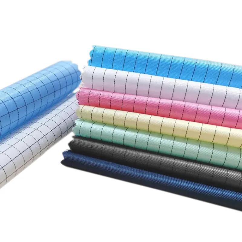 Tissu ESD en coton et Polyester de 5mm, bande antistatique ou à grille