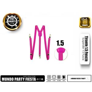 Bretelles en cuir véritable de taille personnalisée avec couleur élastique de 1.5cm de large #54008 - Product Image 1