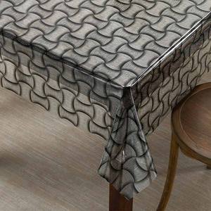 Boen مفارش المائدة البلاستيكية الشفافة بالليزر الفضي القابل للتصرف لفائف الفينيل البلاستيكية لحفلات الزفاف والحفلات - Product Image 1