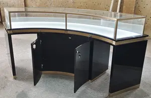 Design Kiosk Quality Supplier Customized Display Furniture Jewelry Kiosk For Shopping Mall