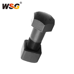 בורג ואום איכותיים לשרשרת דחפור דגם <span class=keywords><strong>D375</strong></span> D8K, דרגה 12.9, עבור גלגל הנעה וקצה חיתוך של מחפר זחלי. - Product Image 3