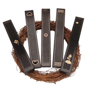 Sandalwood Wooden <b>Incense</b> Burner Ash Catcher <b>Incense</b> -<b>Stick</b> <b>Holder</b> Tray Stand Aesthetic - Product Image 4