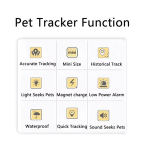 Mini localisateur <span class=keywords><strong>GPS</strong></span> 4G pour animaux <span class=keywords><strong>de</strong></span> compagnie, étanche IP67, anti-perte, pour chiens et chats - Product Image 5