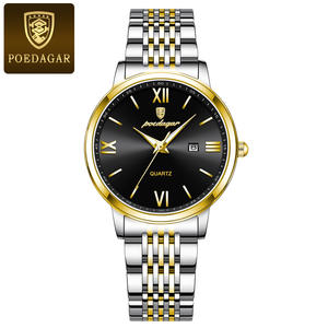 OEM POEDAGAR 716 <strong>Funky</strong> Top Quality Trend Factory Wholesale Low Price Women Quartz Watch Stainless Steel Waterproof <strong>Clock</strong> - Product Image 5