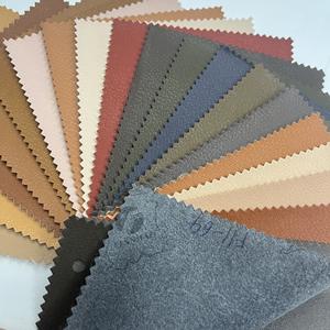 Muestras gratis Material de cuero sintético de tela de cuero PU falso para hacer forro de zapatos - Product Image 3