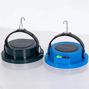 Lampe solaire d'urgence LED 300W pour le camping en extérieur avec batterie au lithium et commande par interrupteur - Product Image 1
