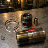 Kit de chemises de cylindre Cummins X15 avec segments de piston et axe pour la réparation et la reconstruction de moteurs diesel