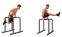 Station de dips, barres parallèles, support de dips robuste, équipement de fitness pour la maison, barre de dips stable, stabilisateur