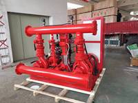 Ensemble de pompe à incendie pour moteur diesel électrique à haute pression Booster centrifuge à plusieurs étages Moteur personnalisable OEM en acier inoxydable