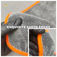 Serviette de nettoyage pour voiture en microfibre, ensemble de chiffons en microfibre, serviette de lavage de voiture, chiffon de nettoyage en microfibre, Mikrofasertuch à séchage rapide pour voiture