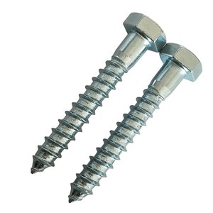 En stock, vente en gros, directement de l'usine chinoise, vis à tête hexagonale en acier zingué métrique DIN M14 ou vis à tête hexagonale pour la fourniture de conduits HVAC - Product Image 1