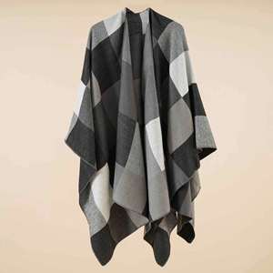 Écharpes Ponchos en Laine pour Femmes 150*130cm, Cape d'Hiver, Châles Pashmina – Vente en Gros - Product Image 3