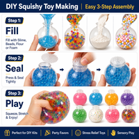 Southpeak Mochi Hand Therapy Squishy Factory Outil anti-stress pour le soutien des personnes atteintes de TDAH et d'autisme, Kit DIY de coques en TPR pour balles sensorielles