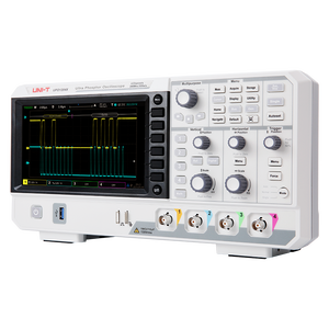 UNI-T ออสซิลโลสโคปสำหรับจัดเก็บข้อมูลแบบดิจิตอล UPO1204X-E UPO1204X UPO1104X 4ช่อง USB 100m 200MHz UPO1104ออสซิลโลสโคปแบบ UPO1104X - Product Image 3