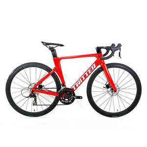 Bicicleta de carretera de fibra de carbono Aero con rodamientos de cerámica de cable interno y cubo de bloqueo central Bicicleta - Product Image 5