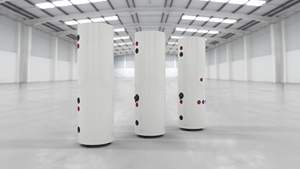 Tanque amortiguador de acero inoxidable de 100 galones con energía <span class=keywords><strong>Solar</strong></span> 200 para tubo evacuado de caldera DHW para uso doméstico hecho en EE. UU. Canadá - Product Image 6