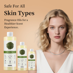 Huile parfumée en gros au thé vert pour la fabrication de parfums, shampoings, gels douche, lessives et bougies - Product Image 5