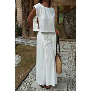 Conjunto de Bikini y Ropa de Playa de Dos Piezas Fidelya Blanco - Product Image 5