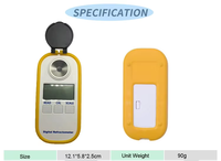 Salinometer Meter 0-10% Salinity Refractometer Digital Brix Test Meter for Laboratory Usage