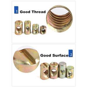 M3 M8 Slotted Hammer <strong>Barrel</strong> <strong>Nut</strong> - Product Image 3