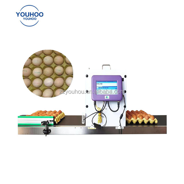 High Capacity Egg Coding Machines Chicken Egg Code Printing Machine Laser Egg Coding Printer