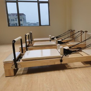 Juego personalizado de cinco piezas, <span class=keywords><strong>cama</strong></span> de Pilates de núcleo grande, Equipo de Estudio de <span class=keywords><strong>Yoga</strong></span> de madera deslizante con <span class=keywords><strong>cama</strong></span> de <span class=keywords><strong>Yoga</strong></span> de Pilates de arce - Product Image 2