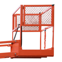 Nouvelle plateforme élévatrice électrique HGTP.LT en acier avec cage de sécurité pour chariot élévateur, hauteur maximale 3m, garantie 1 an, pour usines de fabrication