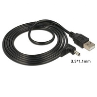 5V DC Stromkabel USB auf 3,5mm x 1,1mm Klinkenstecker Adapter Anschluss Ladekabel Stecker