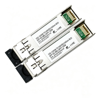 Transceiver Optique 10G SFP+ BiDi 100km TX1490nm RX1550nm LC Monomode DDM Module SFP