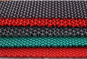 Clean Power vendita calda Anti-muffa PVC Wet Area pavimento di sicurezza drenaggio antiscivolo Zigzag Mesh Mat tappetino <span class=keywords><strong>per</strong></span> <span class=keywords><strong>piscina</strong></span> - Product Image 6