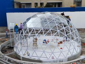 Tente dôme en verre trempé <span class=keywords><strong>de</strong></span> style hôtel moderne Tente triangulaire/plate/inclinée pour l'extérieur chinois Hébergement Sunrooms Maisons à bulles - Product Image 6