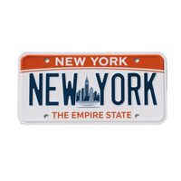 Plaque d'immatriculation décorative en aluminium de 6*12 pouces standard USA personnalisée durable et antirouille