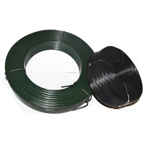 Prix d'usine 3mm gris PVC enduit câble en <span class=keywords><strong>acier</strong></span> fil de fer galvanisé pour maille - Product Image 1