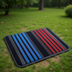 Tapis de porte antidérapant 16x24 pouces Double Rulla, tapis de sol doux 16x24 pour la maison, l'hôtel, le bureau, la salle de bain, fabriqué en polyester PVC - Product Image 3
