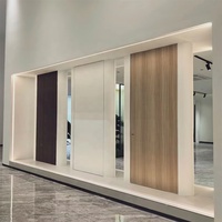 Porte intérieure à cadre en aluminium, moderne, écologique, insonorisée - Garantie 1 an, porte de séparation gain de place