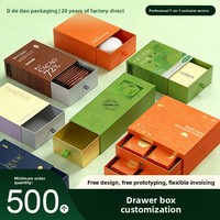 Boîte cadeau rigide personnalisée biodégradable de style tiroir avec gaufrage pour emballage de bijoux en carton ondulé – Vente en gros